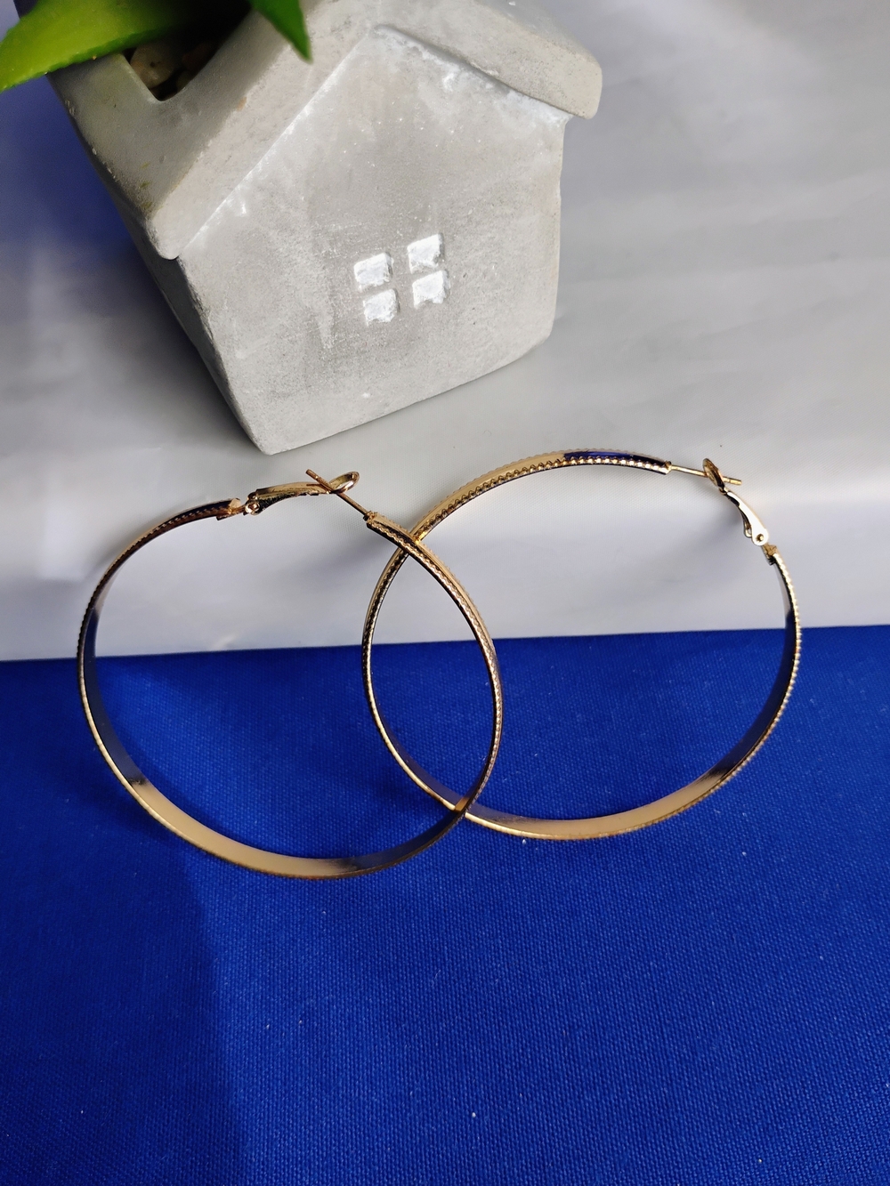 Classic Gold Hoop Earrings - Women Jewelry
